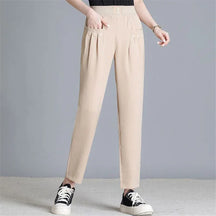 Pantalones Giana: versátiles, ligeros y muy elegantes.