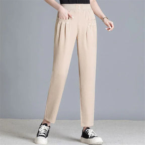 Pantalones Giana: versátiles, ligeros y muy elegantes.