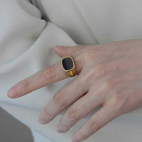 Anel Chunky Atemporal Banhado em Ouro 18k - Sundian - Sundian