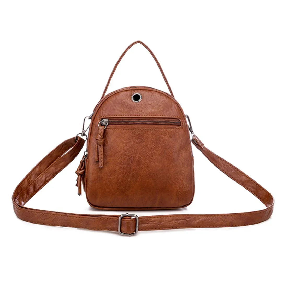 Bolsa de Ombro de Couro Mirella - Sundian