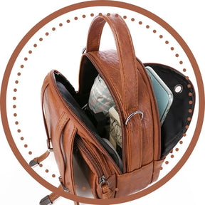 Bolsa de Ombro de Couro Mirella - Sundian