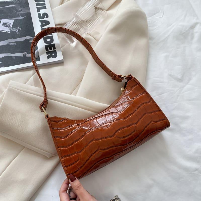 Bolsa de Ombro Feminina em Couro Ecológico - Sundian