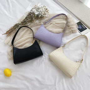 Bolsa de Ombro Feminina Versátil em Couro Ecológico - Sundian