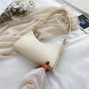 Bolsa de Ombro Feminina Versátil em Couro Ecológico - Sundian