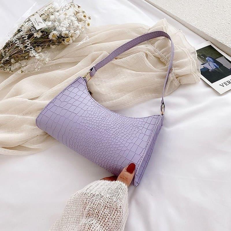 Bolsa de Ombro Feminina Versátil em Couro Ecológico - Sundian