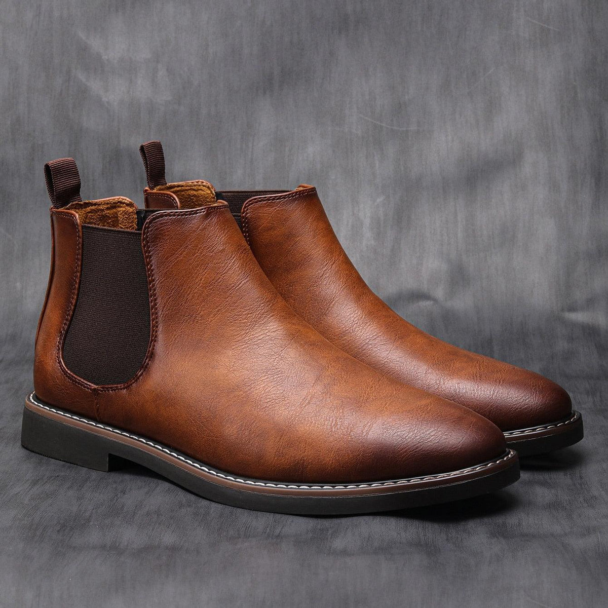 Bota Chelsea Masculina em Couro - Frete Grátis + Brinde - Sundian