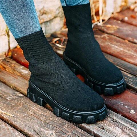 Bota Coturno Feminina Tratorada - Sundian - Sundian
