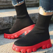 Bota Coturno Feminina Tratorada - Sundian - Sundian