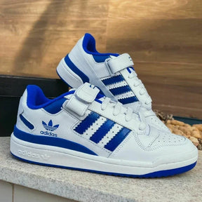 Tênis Adidas Forum Low Classic Velcro Blue Novo