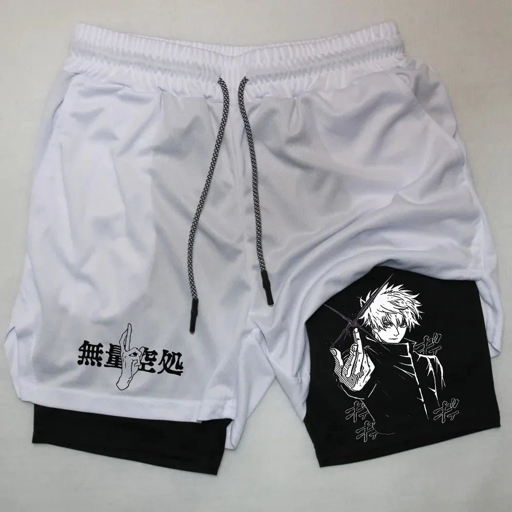 2-in-1 Compression Shorts - GOJO - Sundian 