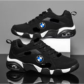 Tênis Couro Masculino BMW Sapato Esportivo Casual