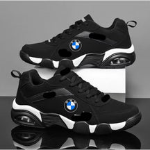 Tênis Couro Masculino BMW Sapato Esportivo Casual