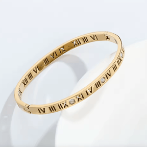 Bracelete Romano Clássico Banhado em Ouro 18k - Sundian - Sundian