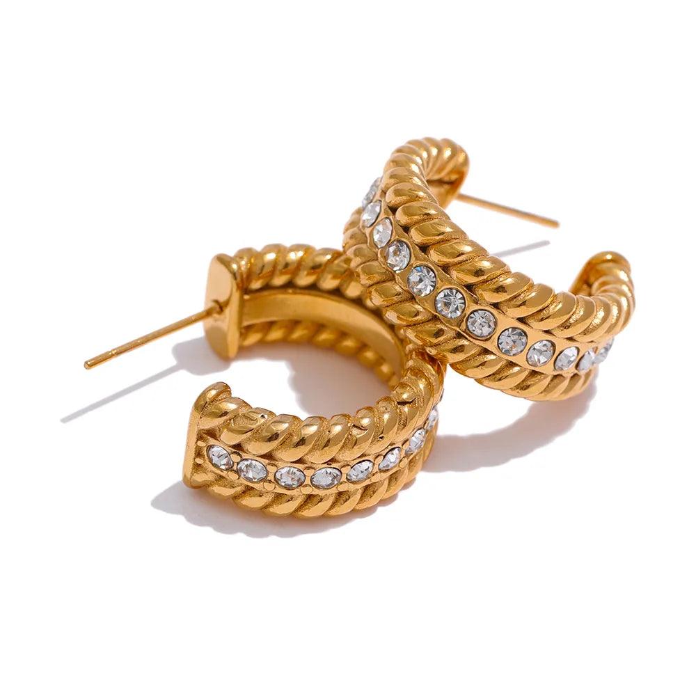 Brinco Argola Banhado a Ouro 18k - Sundian - Sundian