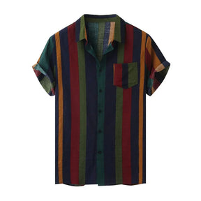 Picasso Striped Printed Shirt