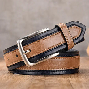 Cinto de Couro Masculino Classic Vintage