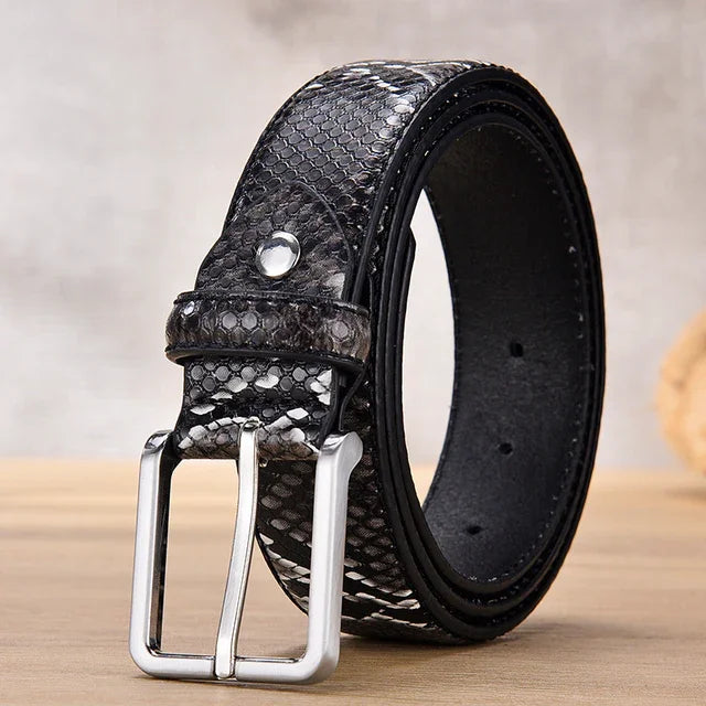 Cinturón de cuero para hombre Jack Russell