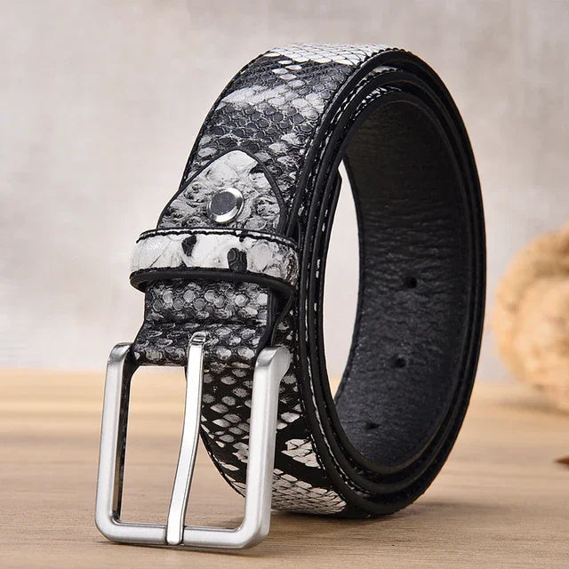 Cinturón de cuero para hombre Jack Russell