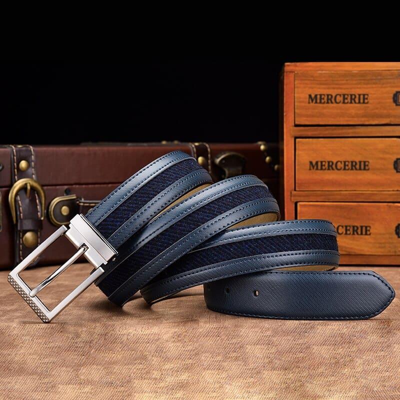 Cinto de Couro Masculino Triple Leather