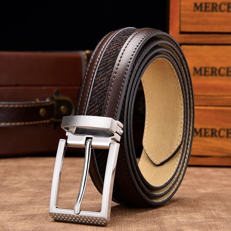 Cinto de Couro Masculino Triple Leather