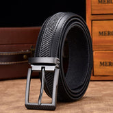 Cinto de Couro Masculino Triple Leather