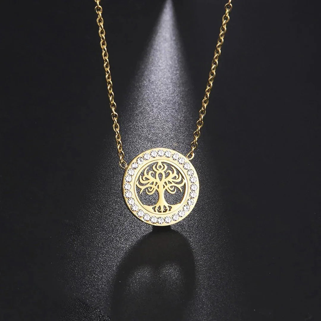 Colar Árvore da Vida Banhado a Ouro ou Prata