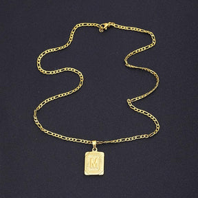 Colar Letra Inicial Banhado a Ouro