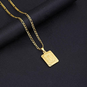 Colar Letra Inicial Banhado a Ouro