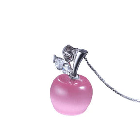 Women's Apple Opal Necklace