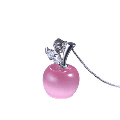 Women's Apple Opal Necklace