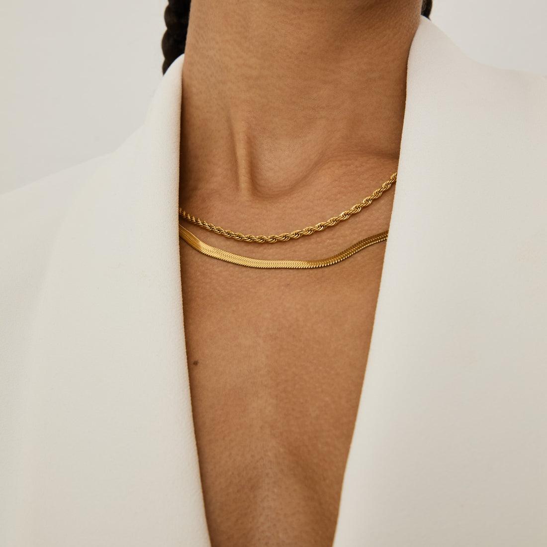 Colar Cordão Baiano Fino 3mm Banhado em Ouro 18k - Sundian - Sundian