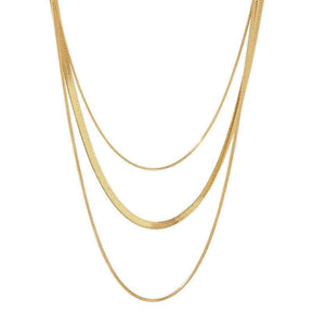 Colar Triplo Minimalista Banhado a Ouro 18k - Sundian - Sundian