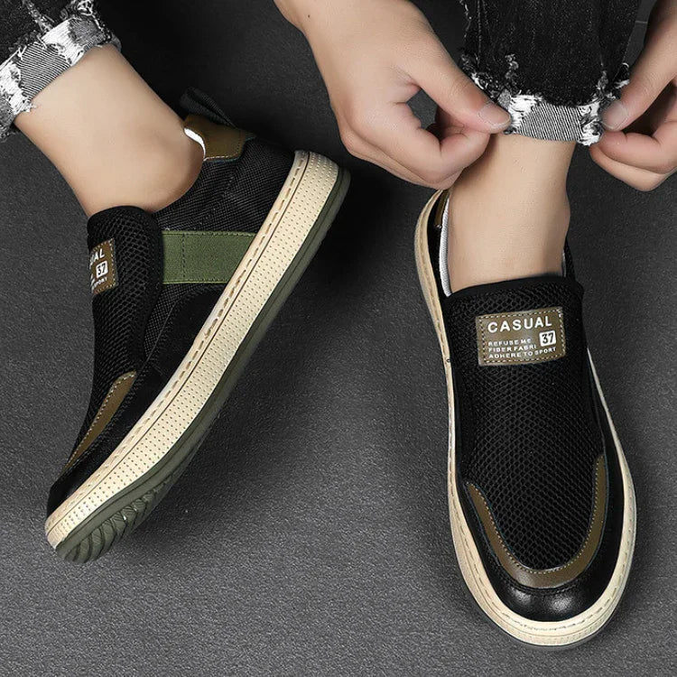 Zapatillas informales sin cordones para hombre