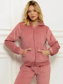 Conjunto de chándal de felpa para mujer: un look encantador para brillar