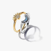 Conjunto Anel Sol e Lua - Sundian - Sundian