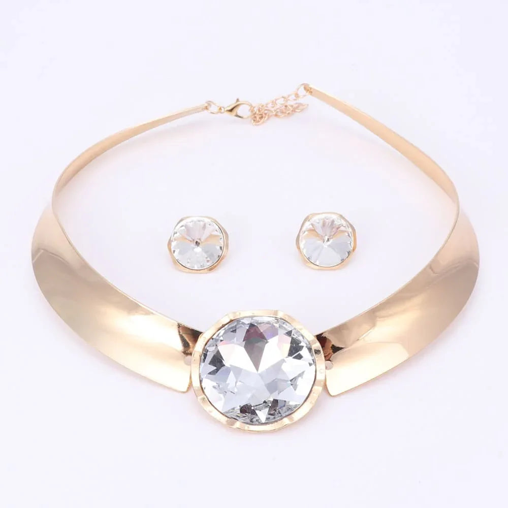 Conjunto de Joias Colar e Brincos - Lauren