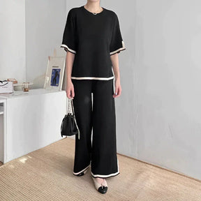 Conjunto de punto para mujer de nueva temporada: tacto suave y aspecto encantador. 
