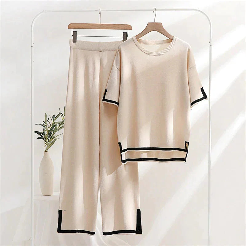 Conjunto de punto para mujer de nueva temporada: tacto suave y aspecto encantador. 