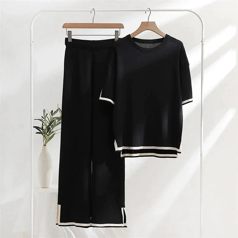 Conjunto de punto para mujer de nueva temporada: tacto suave y aspecto encantador. 