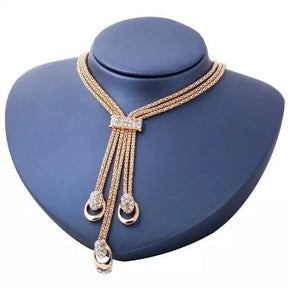 Conjunto Completo Joias de Cristais - 4 Peças