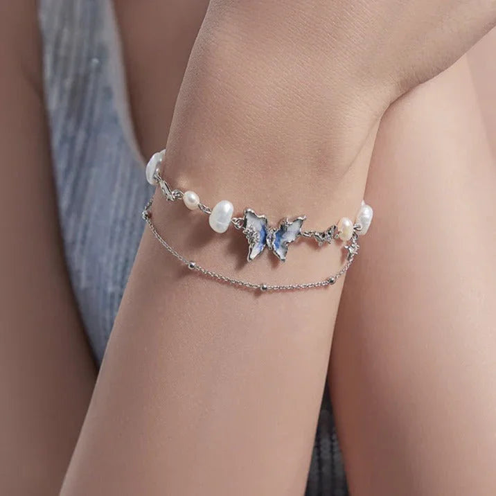 Pulsera Mariposa Espacial - Ajustable
