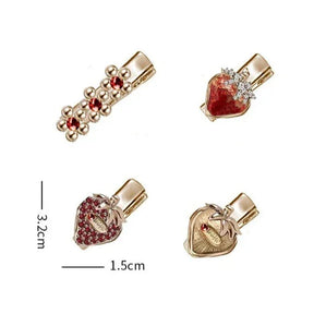 LUV Strawberry Kit with 4 Hair Clips