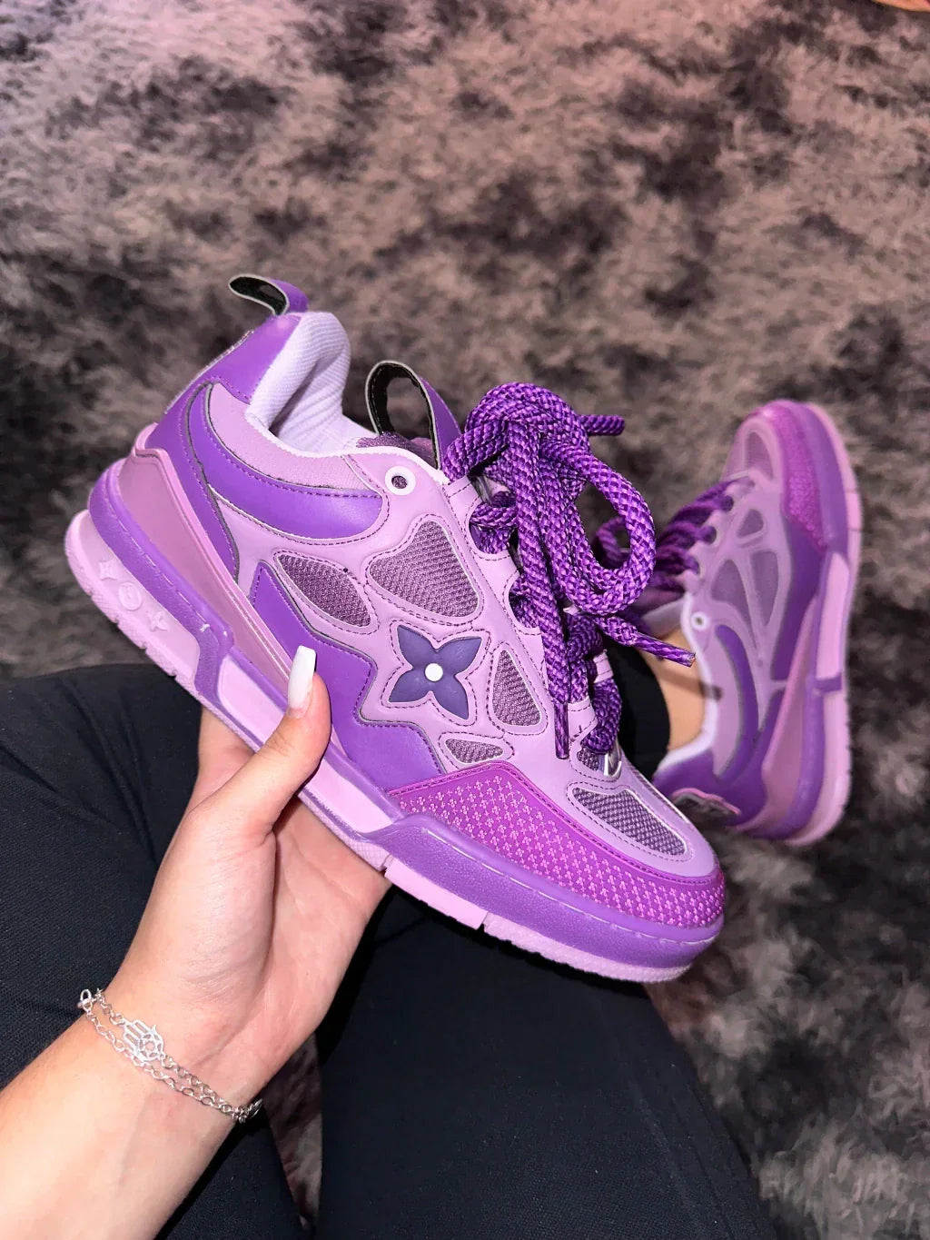 Louis Vuitton Purple Skate