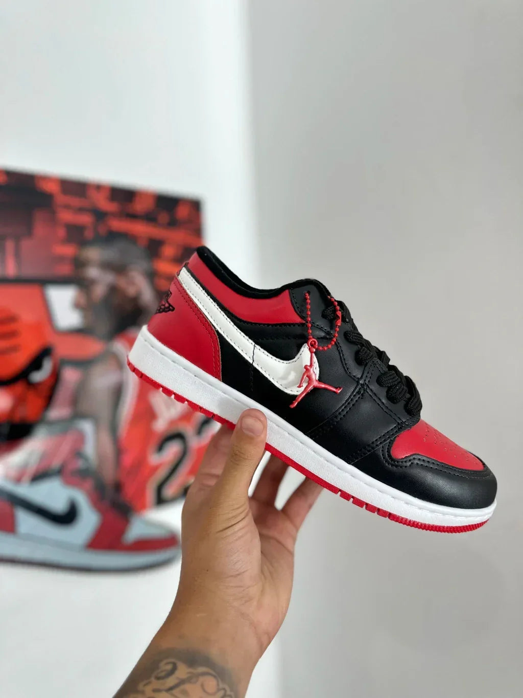 Jordan Negro/Rojo