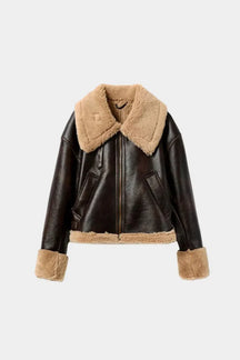 Women's Vintage Leather Coat – Elegance and comfort for everyday wear