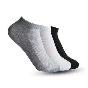 Kit with 10 PAIRS of Unisex Cotton Ankle Socks