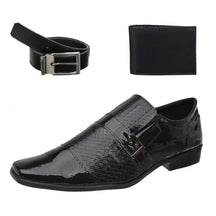 Kit Sapato Social Masculino + Cinto + Carteira Estilo e Conforto - Frete Grátis - Envio Imediato - Brinde