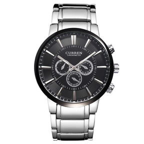 Reloj de cuarzo casual para hombre: tacto suave y aspecto encantador.