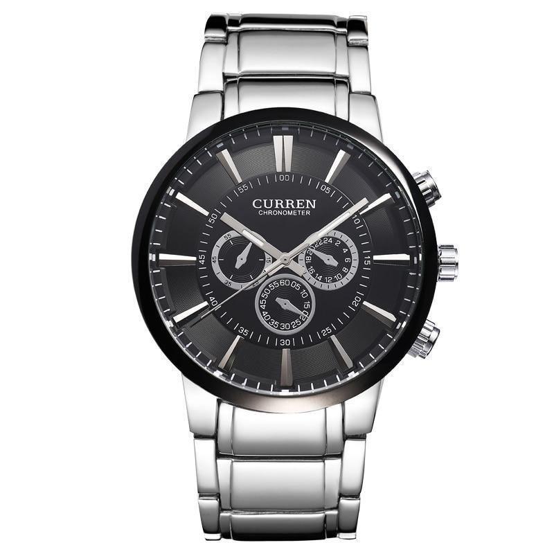 Relógio Casual Masculino Quartzo – Toque suave e visual encantador