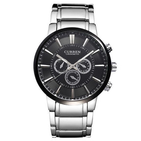 Reloj de cuarzo casual para hombre: tacto suave y aspecto encantador.